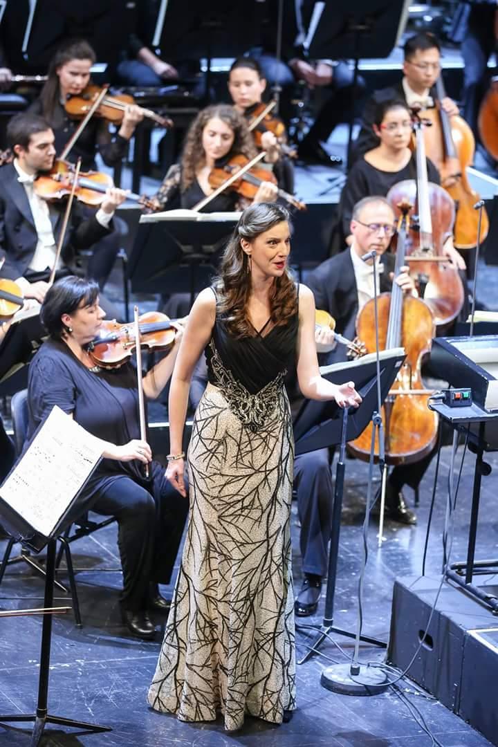stage foto from the concert with vienna symphonic orchestra